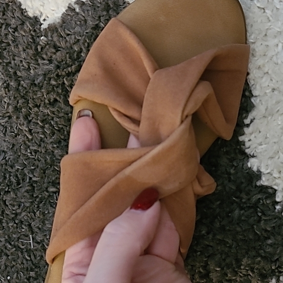 Lulus sz 7.5 Terra cotta tan sandals new SH241 - Picture 3 of 5